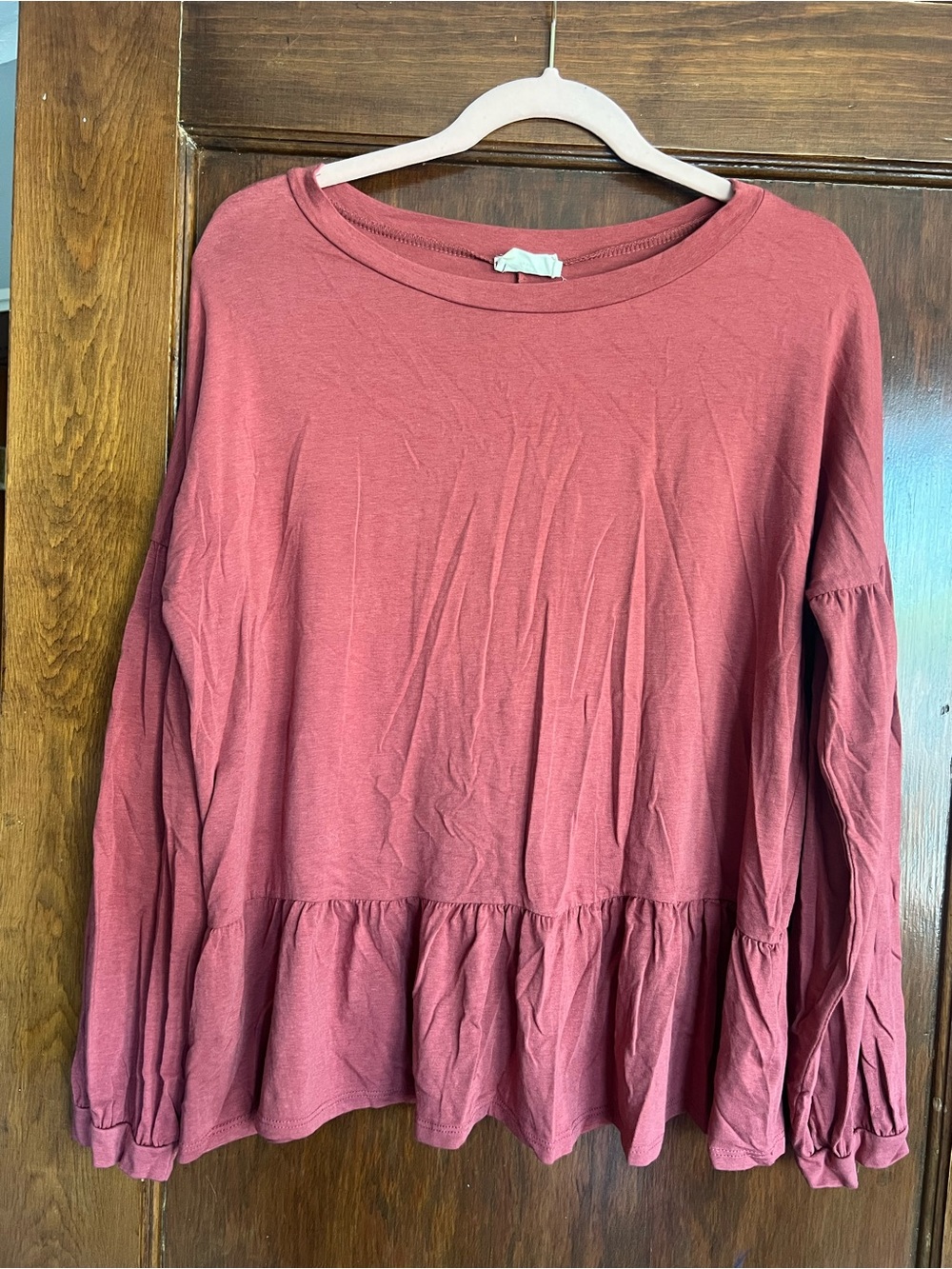 143 Story by Line Up Peplum Top